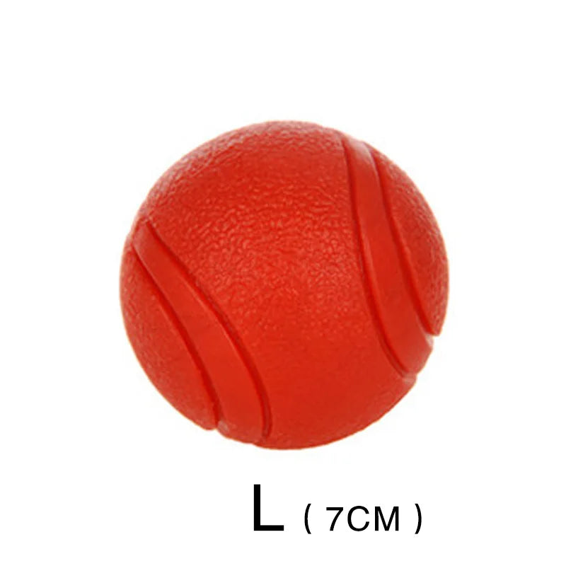 HOOPET Bite-Resistant Rubber Dog Ball Toy - S-XL