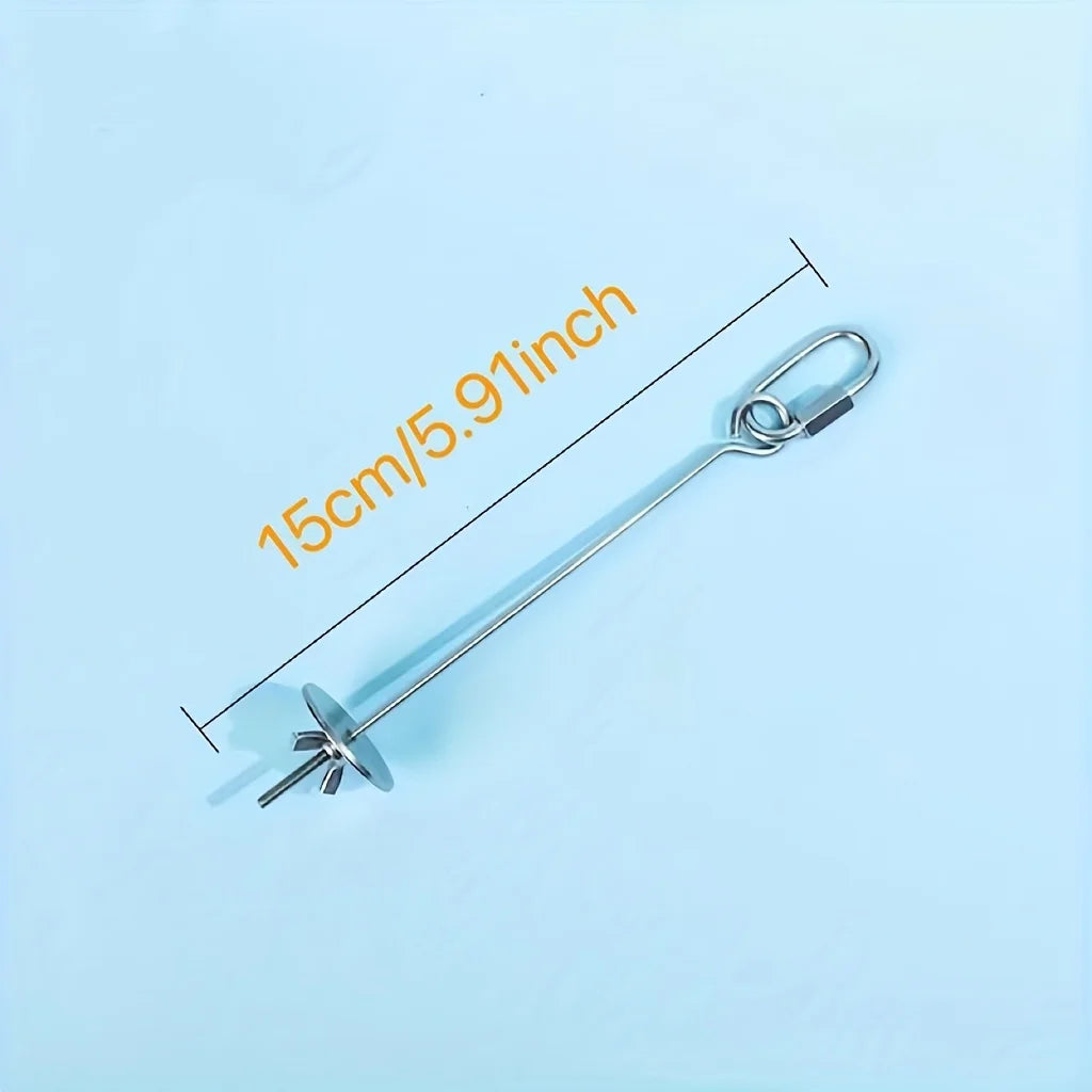 Stainless Steel Hanging Fruit Fork for Parrots