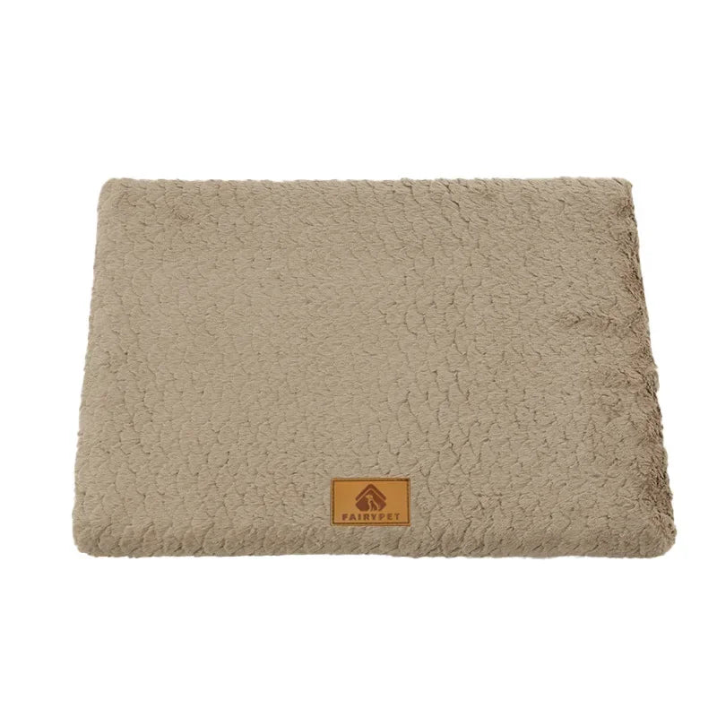 Memory Foam Orthopedic Dog Bed - Washable Faux Fur Cover