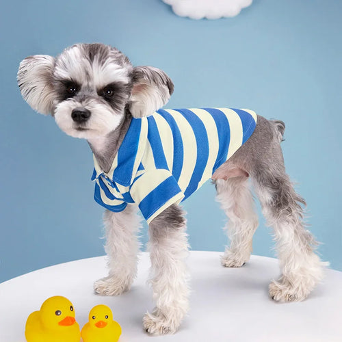 Casual Pet Polo Shirt - Summer Dog and Cat T-Shirt