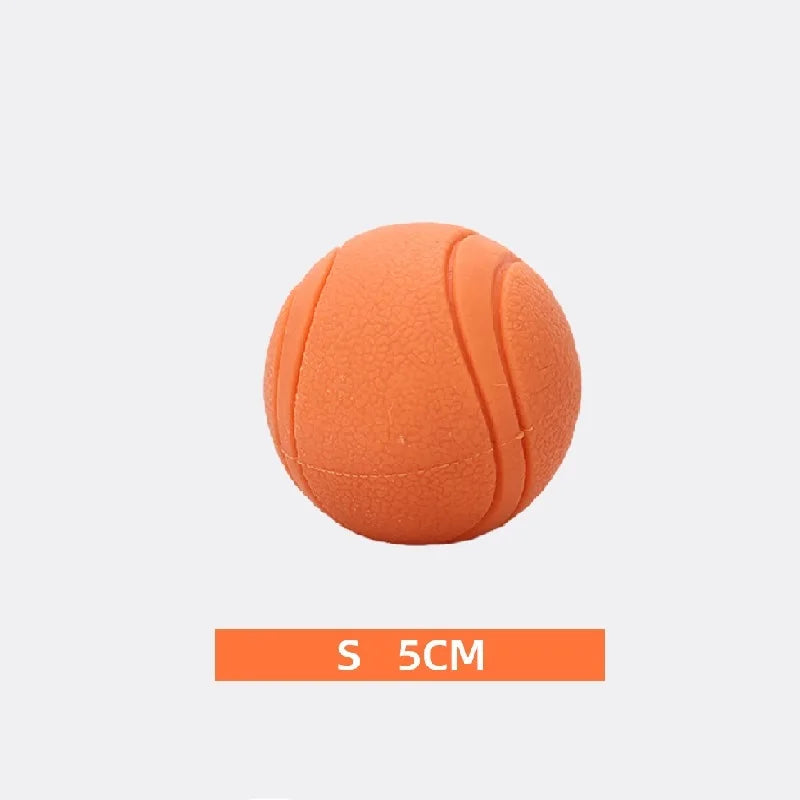 HOOPET Bite-Resistant Rubber Dog Ball Toy - S-XL