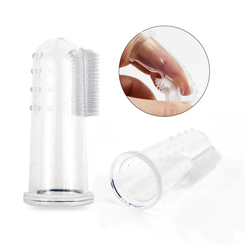 Soft Pet Finger Toothbrush for Dog and Cat Dental Care
