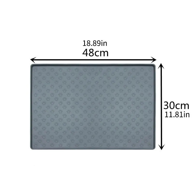 Foldable Silicone No-Spill Feeding Mat for Dogs and Cats