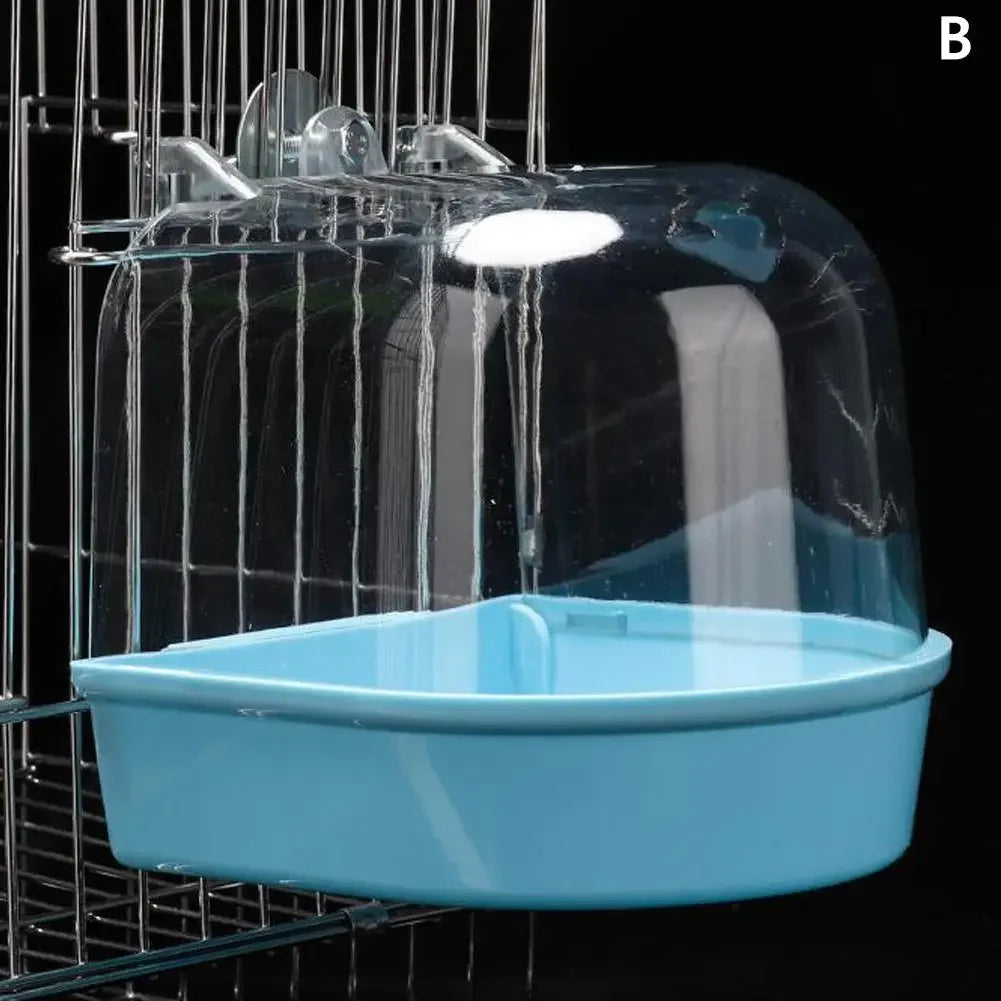 Hanging Bird Bath Box for Parrots and Mynas