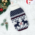 Christmas Knit Dog Sweater - Deer Holiday Costume