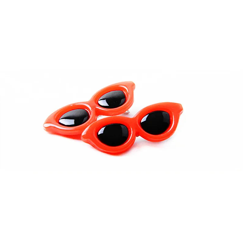 Cute Heart Sunglasses Pet Hair Clips for Dogs and Cats - 1pc/2pcs