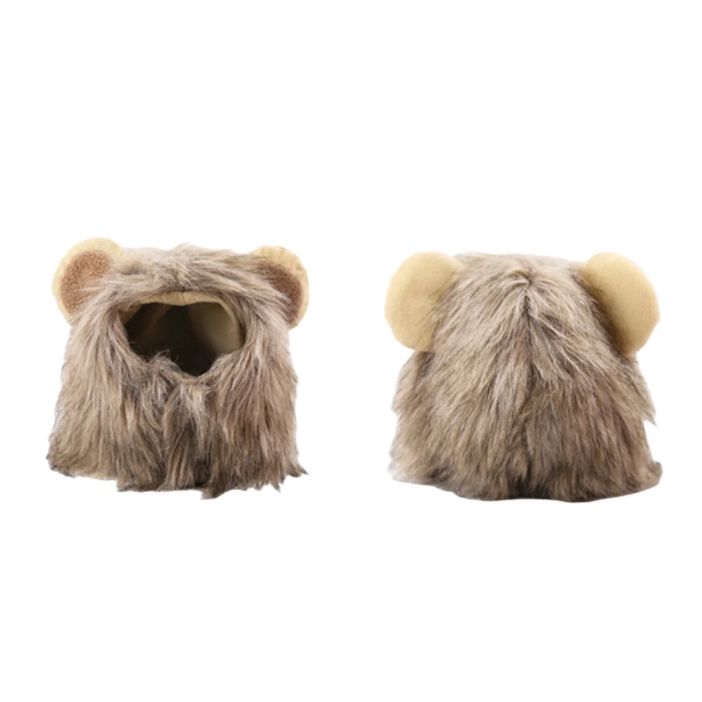 Washable Lion Mane Pet Wig - Dog and Cat Costume