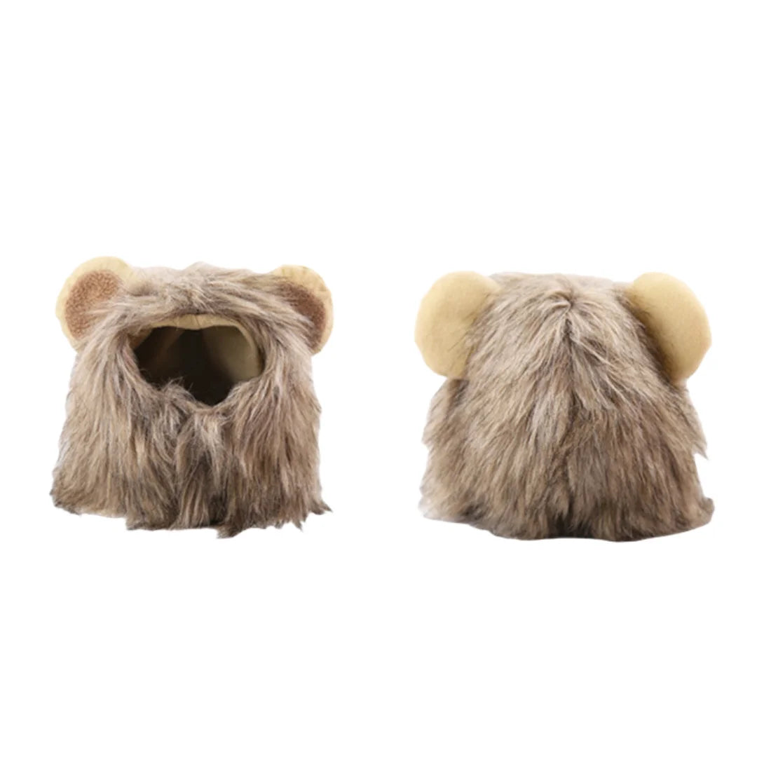 Washable Lion Mane Pet Wig - Dog and Cat Costume