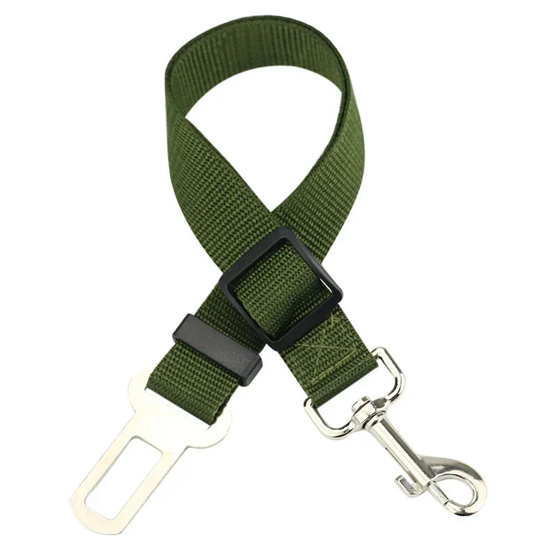 Adjustable Pet Car Seat Belt - Quick-Release Safety Lead