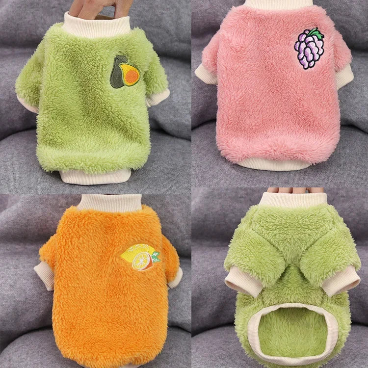 Fleece Small Dog Hoodie Coat - Chihuahua Puppy Outfit