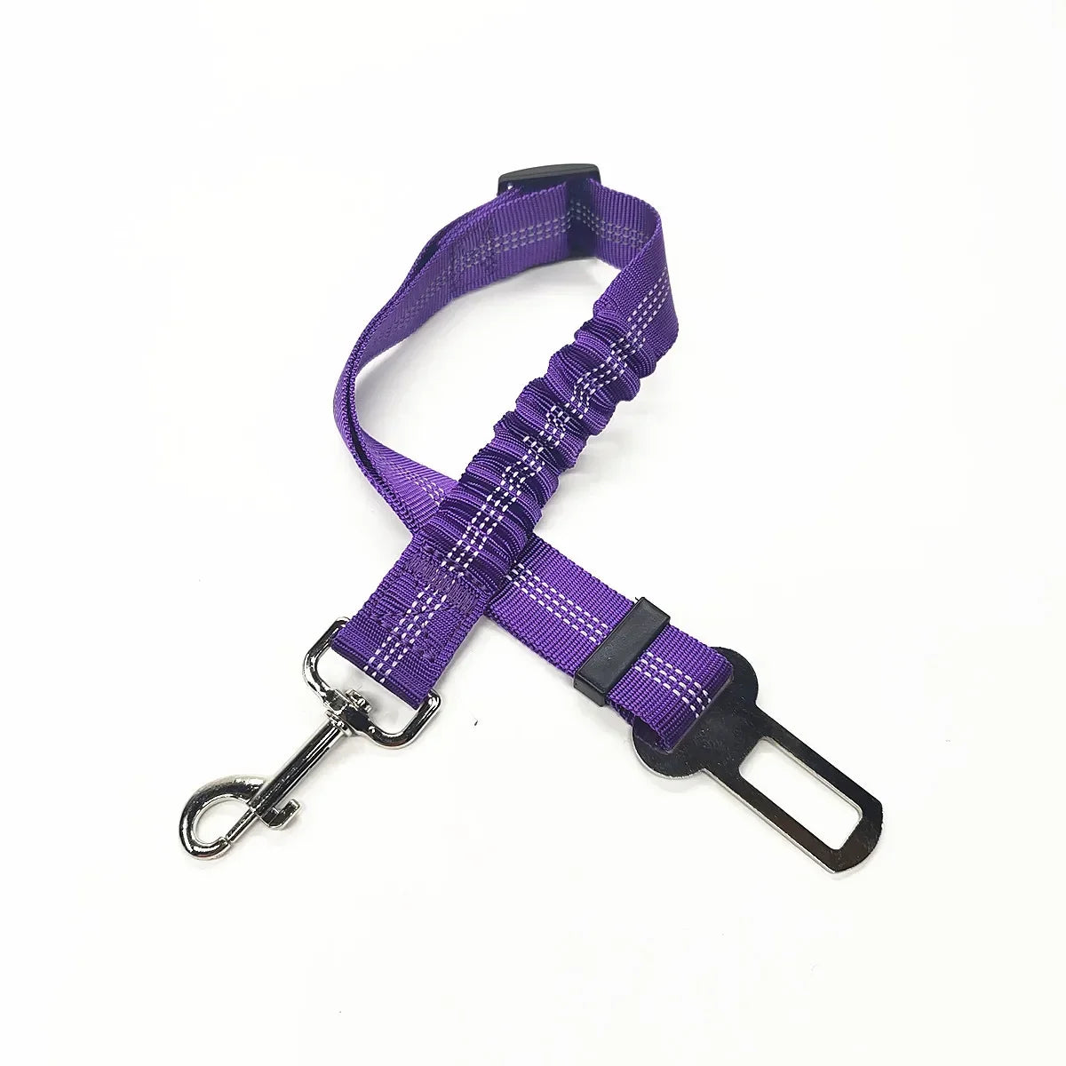 Adjustable Pet Car Seat Belt - Quick-Release Safety Lead