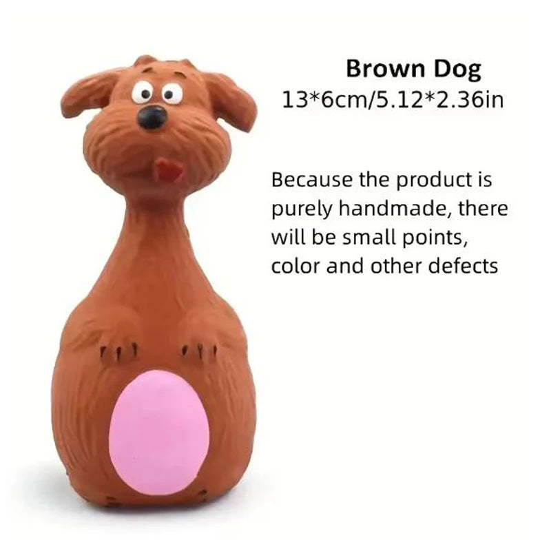 Squeaky Animal Dog Chew Toy - Elephant and Cow Styles