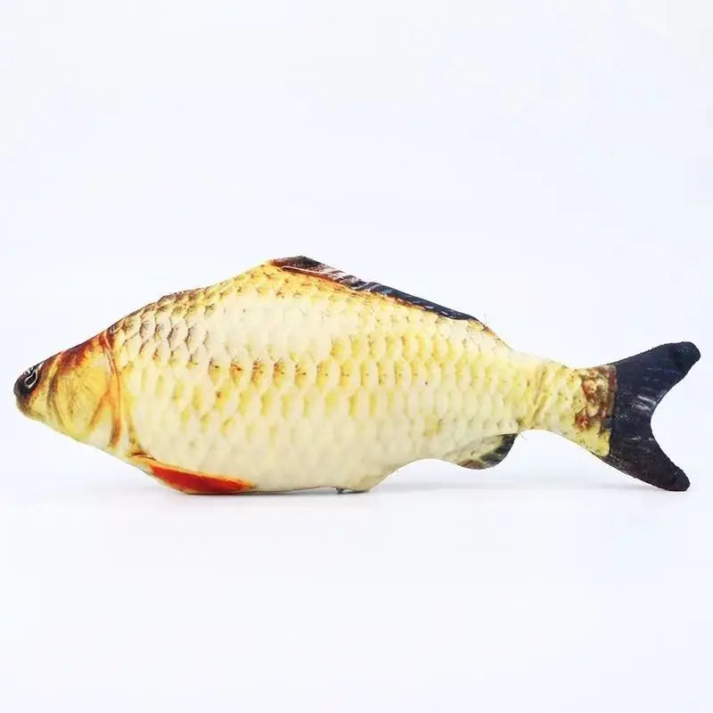 Soft Simulation Fish Kicker Toy for Indoor Cats