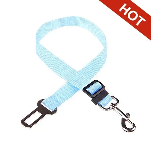 Adjustable Pet Car Seat Belt - Quick-Release Safety Lead