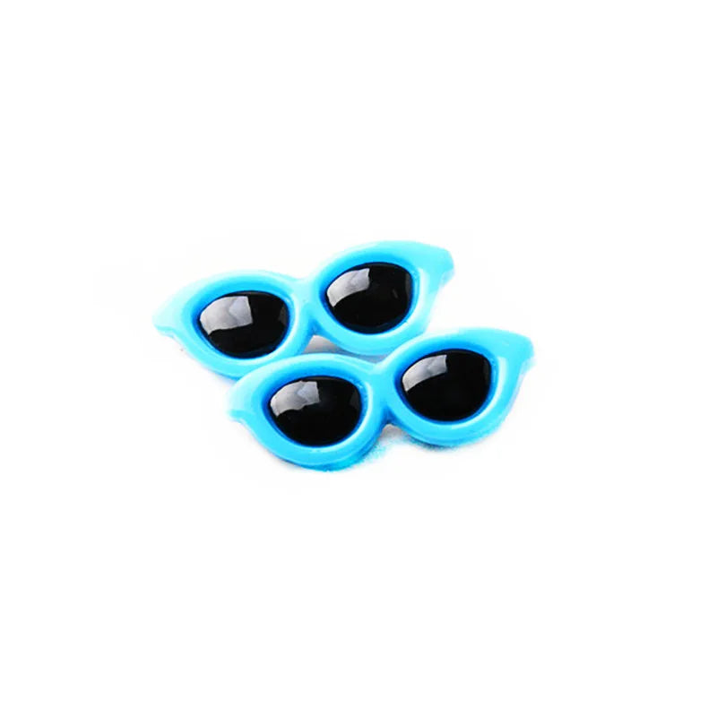 Cute Heart Sunglasses Pet Hair Clips for Dogs and Cats - 1pc/2pcs