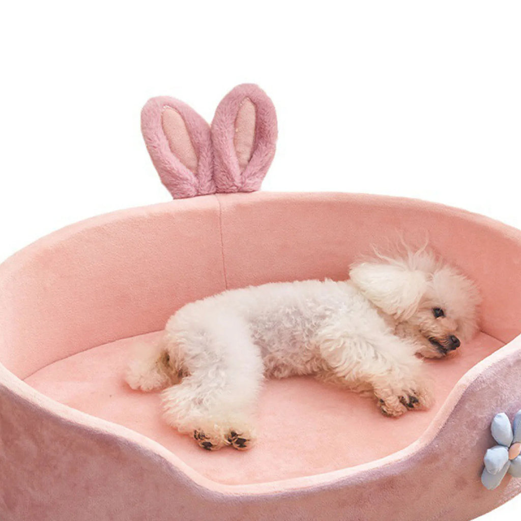 Detachable Washable Pet Bed - Soft Four-Season Sleeper