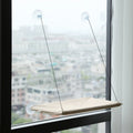 Washable Window Cat Hammock - Detachable Suction Shelf Bed