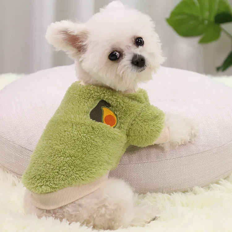 Fleece Small Dog Hoodie Coat - Chihuahua Puppy Outfit