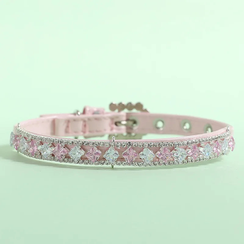 Pearl Rhinestone Collar Necklace for Cats and Small Dogs