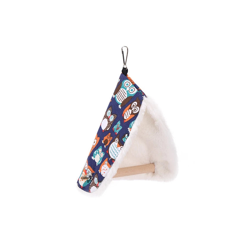 Soft Plush Bird Hammock Nest for Parakeets
