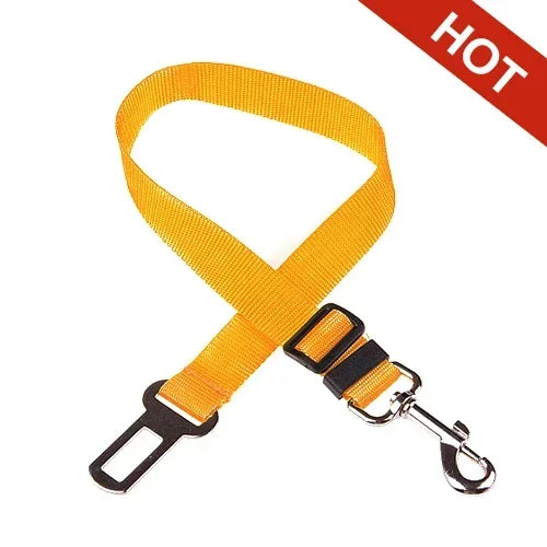 Adjustable Pet Car Seat Belt - Quick-Release Safety Lead