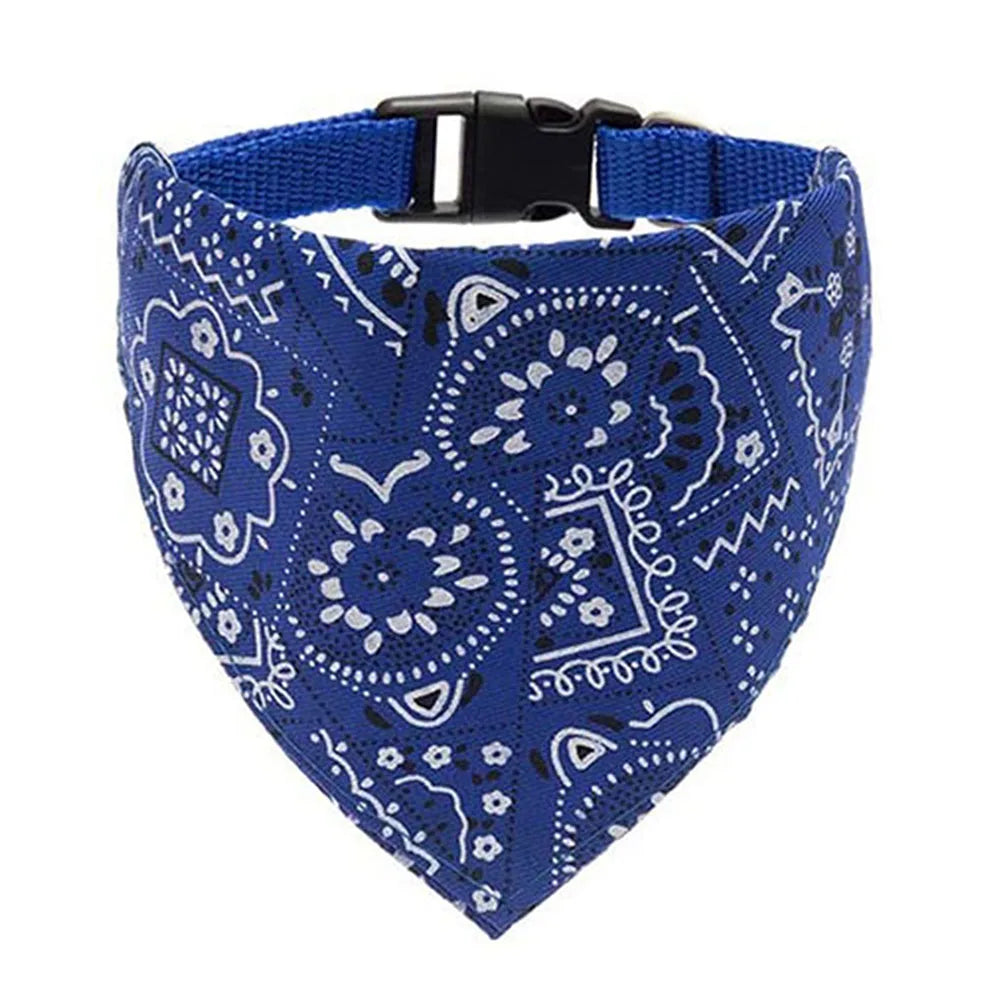 Adjustable Dog Bandana Scarf Collar for Everyday Style