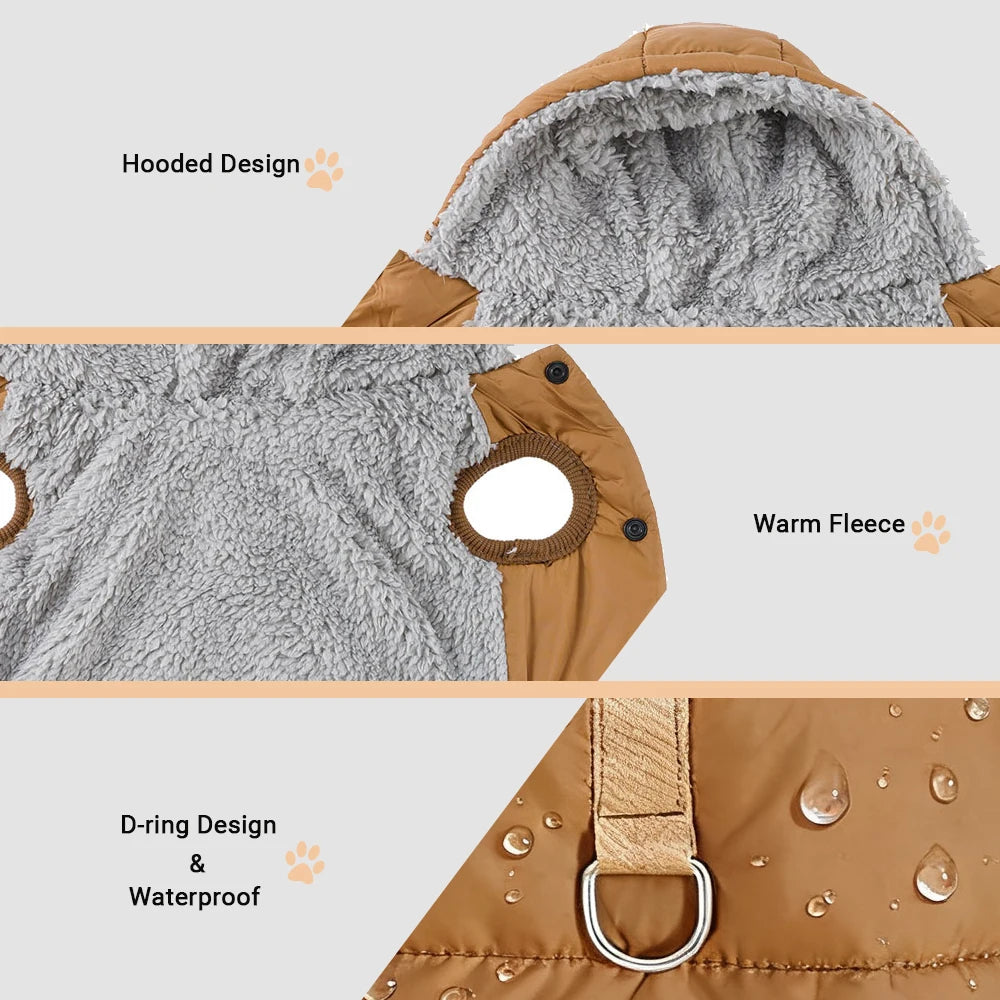 Cozy Fleece Cat Hoodie Coat - Windproof Winter Jacket