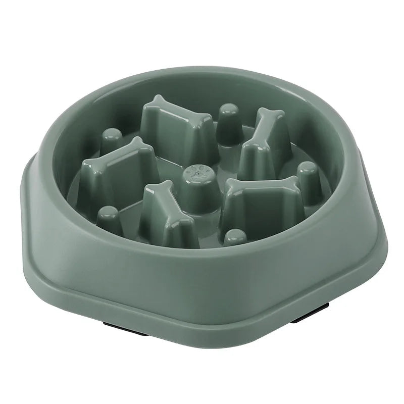 Anti-Choking Slow Feeder Bowl - Non-Slip Pet Dish