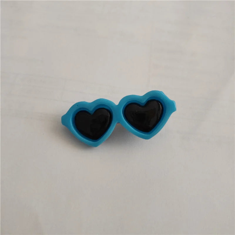 Cute Heart Sunglasses Pet Hair Clips for Dogs and Cats - 1pc/2pcs