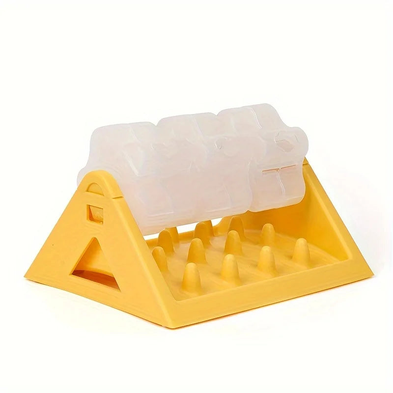 Interactive Dog Puzzle Feeder Toy - Rotating Food Dispenser