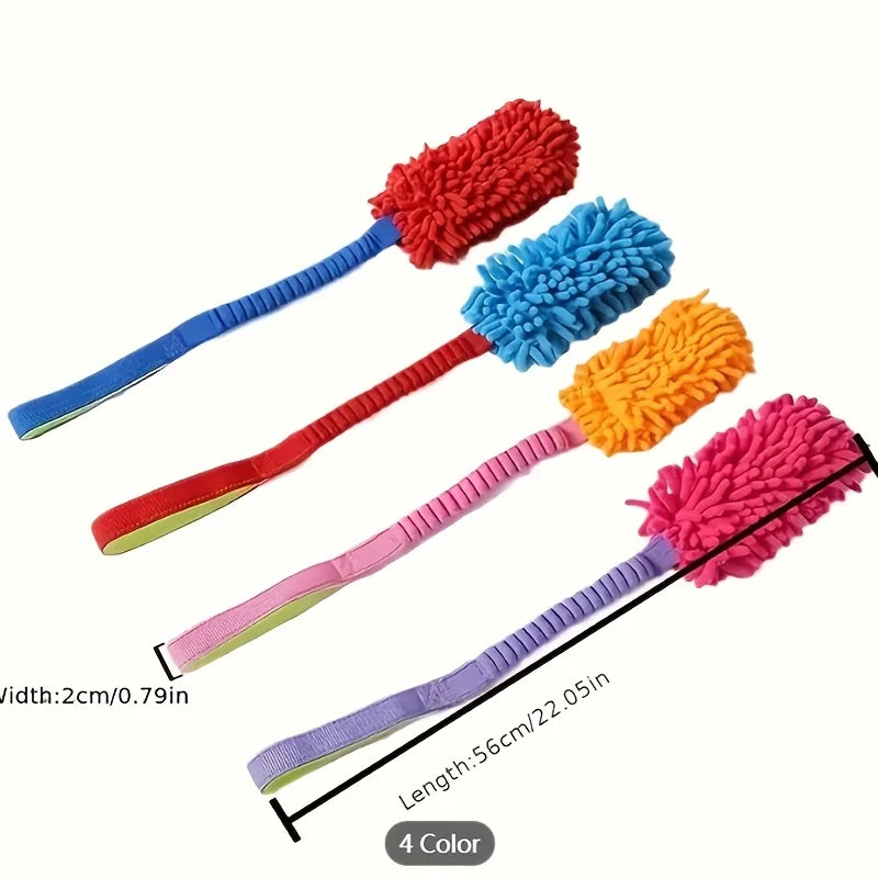 Plush Rope Dog Chew Toy with Sturdy Pull Handle