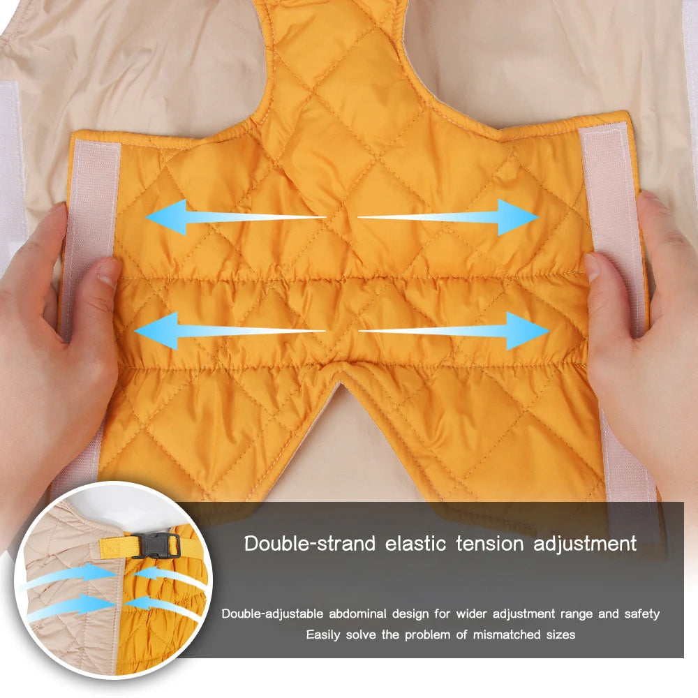 Waterproof Padded Winter Dog Vest Jacket - Small to Large Dogs