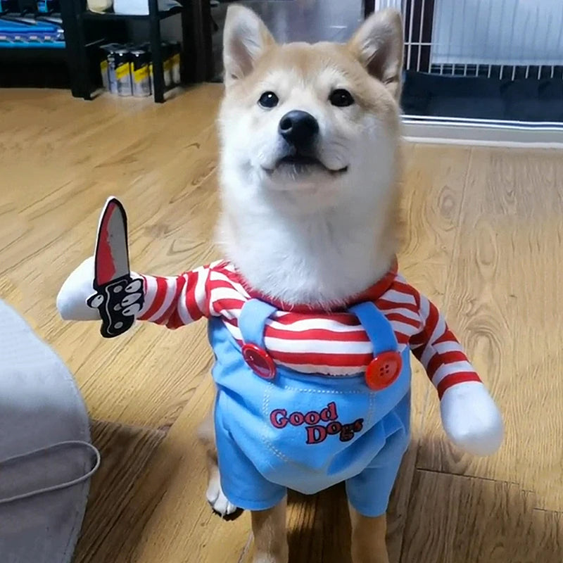 Funny Halloween Dog Costume with Adjustable Fit