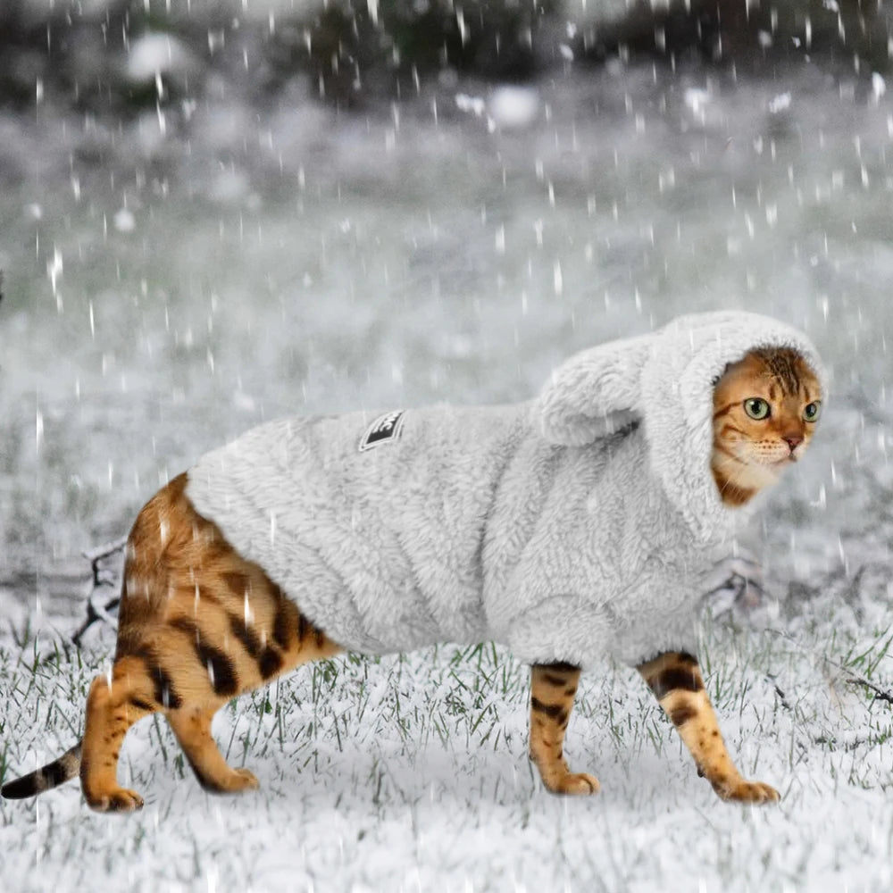 Warm Pink Pet Coat Jacket - S-2XL Winter Outfit