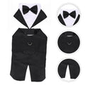Formal Dog Tuxedo Shirt with Bow Tie - Party Suit