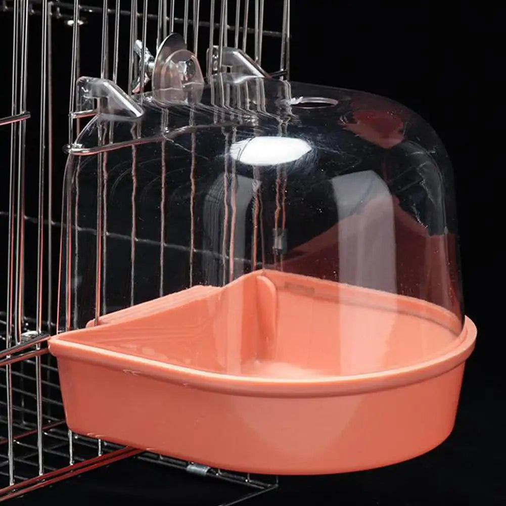 Hanging Bird Bath Box for Parrots and Mynas