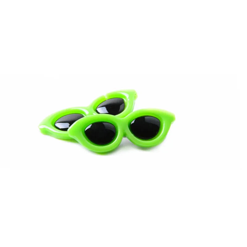 Cute Heart Sunglasses Pet Hair Clips for Dogs and Cats - 1pc/2pcs