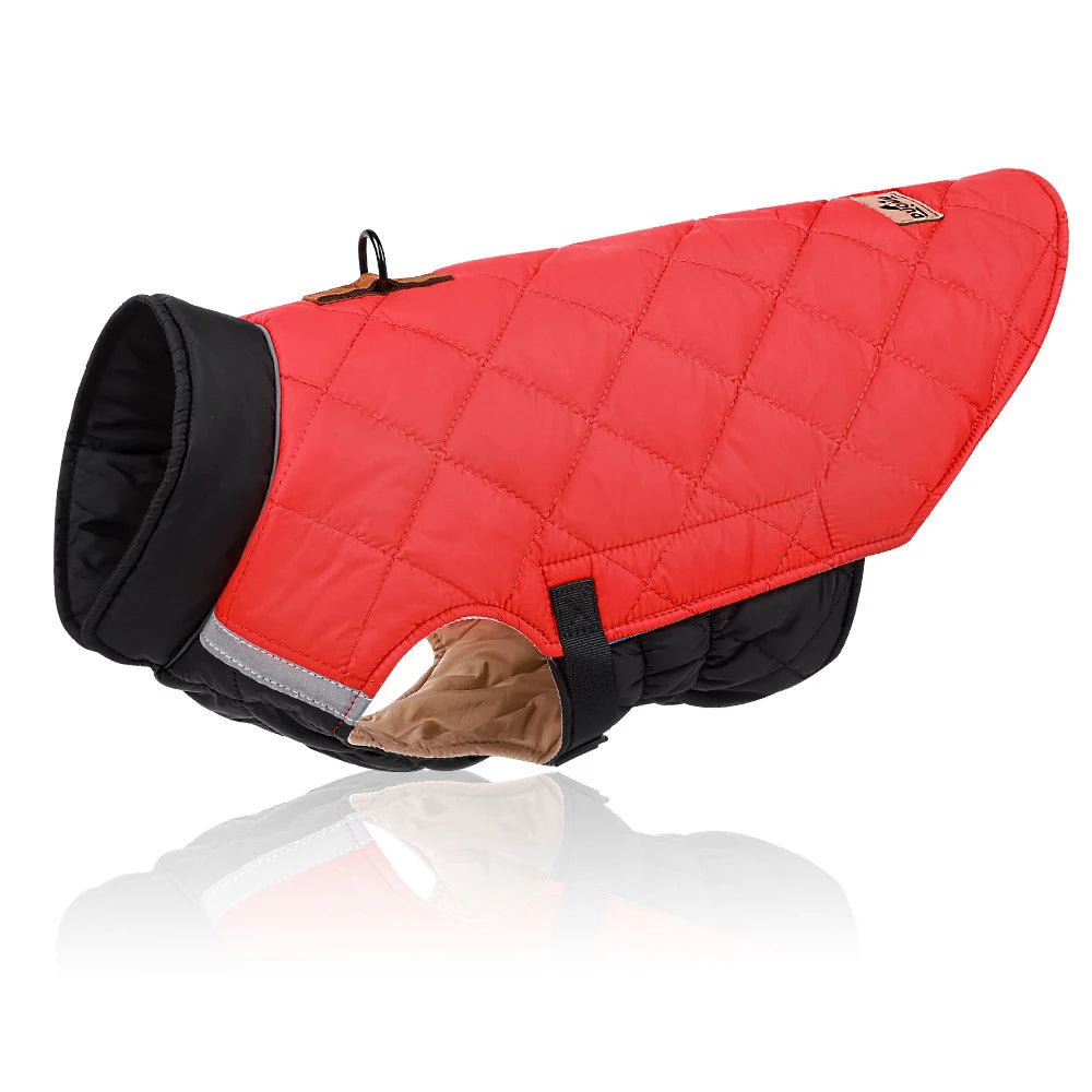 Waterproof Padded Winter Dog Vest Jacket - Small to Large Dogs