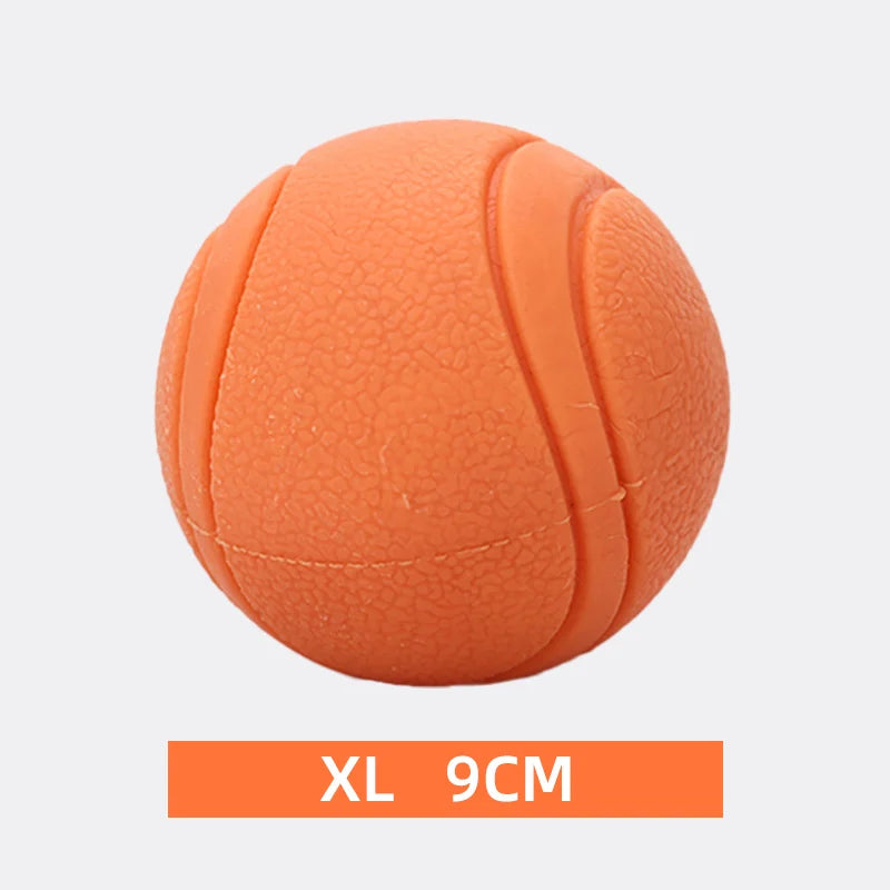 HOOPET Bite-Resistant Rubber Dog Ball Toy - S-XL