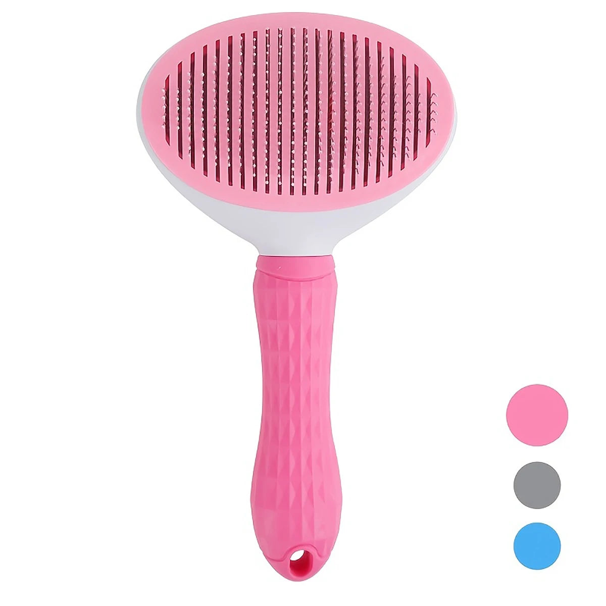 Self-Cleaning Slicker Brush for Dog and Cat Hair Removal