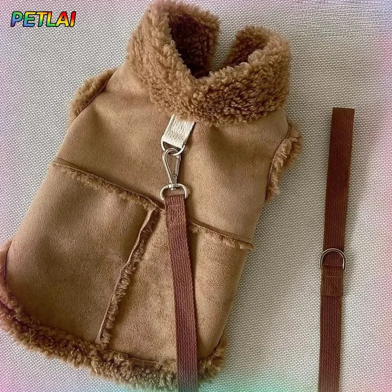 Soft Cotton Dog Vest Jacket - Autumn Winter Coat