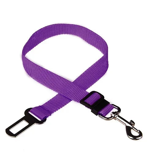 Adjustable Pet Car Seat Belt - Quick-Release Safety Lead