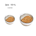 Transparent Hanging Bird Seed and Water Feeder Cup