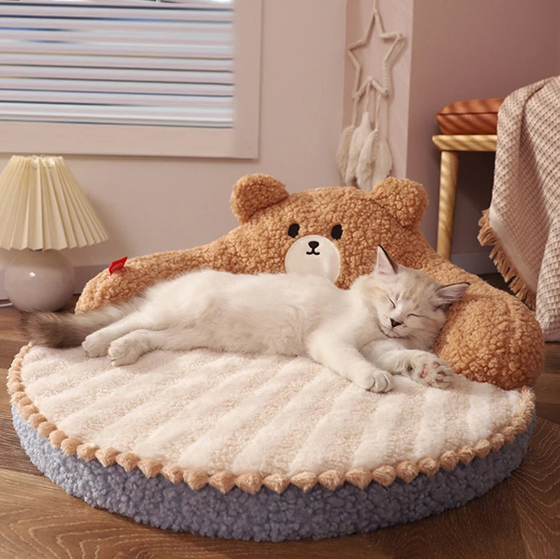 HOOPET Winter Pet Bed Pad - Removable Cat and Dog Cushion