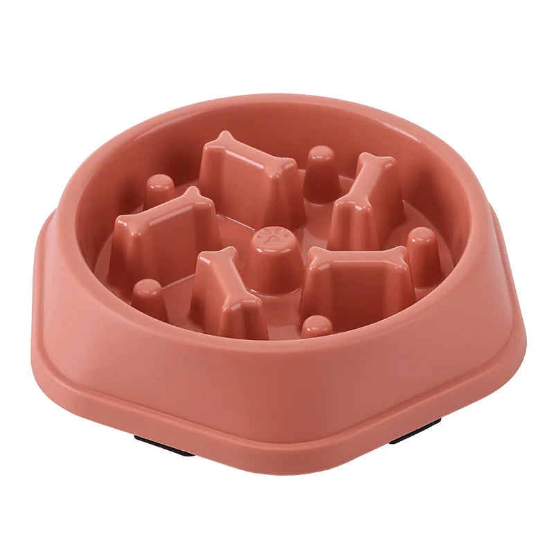Anti-Choking Slow Feeder Bowl - Non-Slip Pet Dish