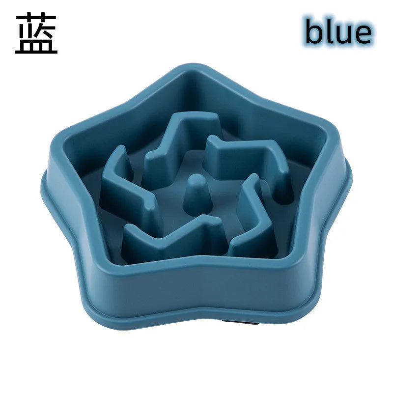 Anti-Choking Slow Feeder Bowl - Non-Slip Pet Dish