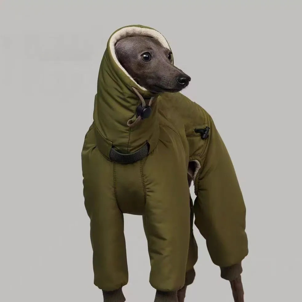 Thickened Winter Dog Jacket - Full Neck Coverage