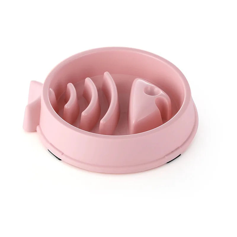 Anti-Choking Slow Feeder Bowl - Non-Slip Pet Dish