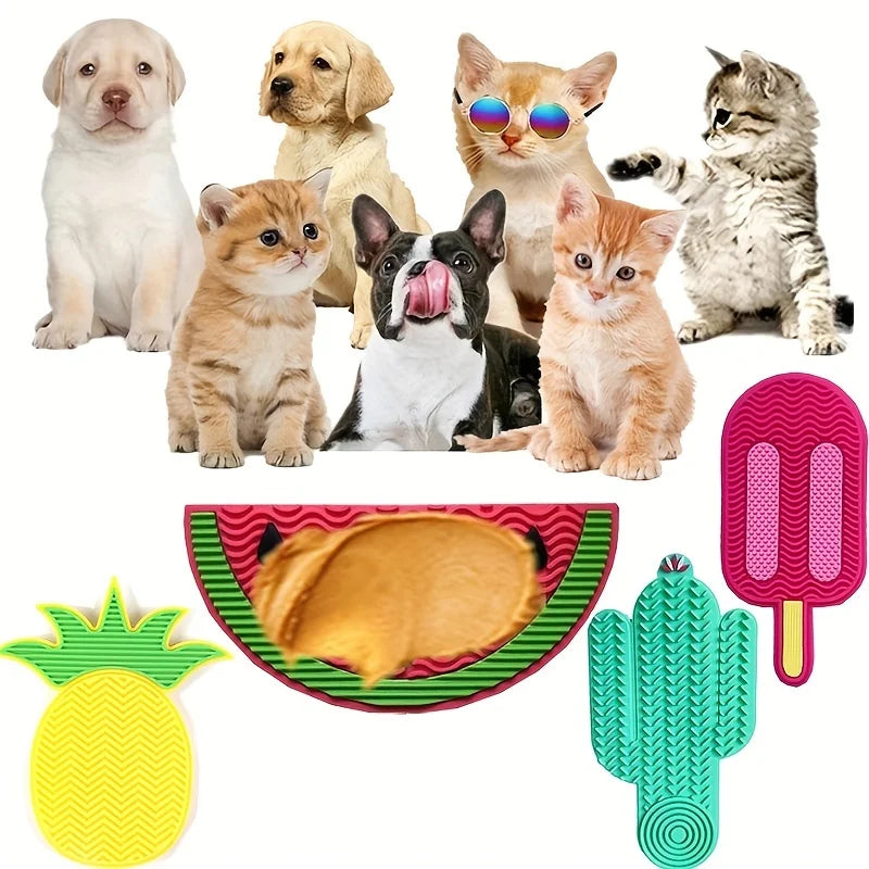 Gentle Silicone Lick Mat for Small Dogs and Cats Under 3kg