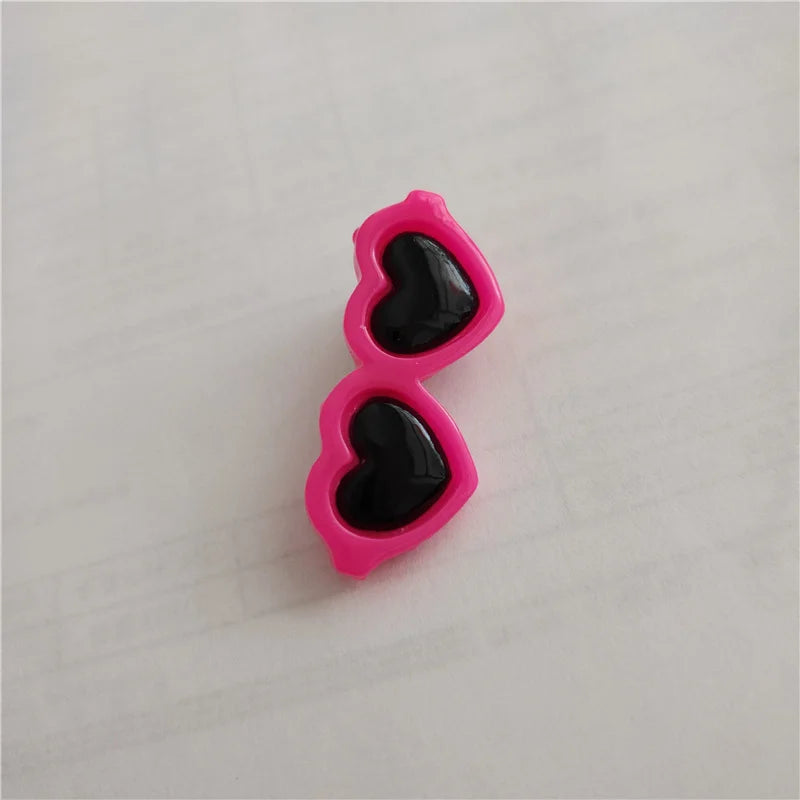 Cute Heart Sunglasses Pet Hair Clips for Dogs and Cats - 1pc/2pcs